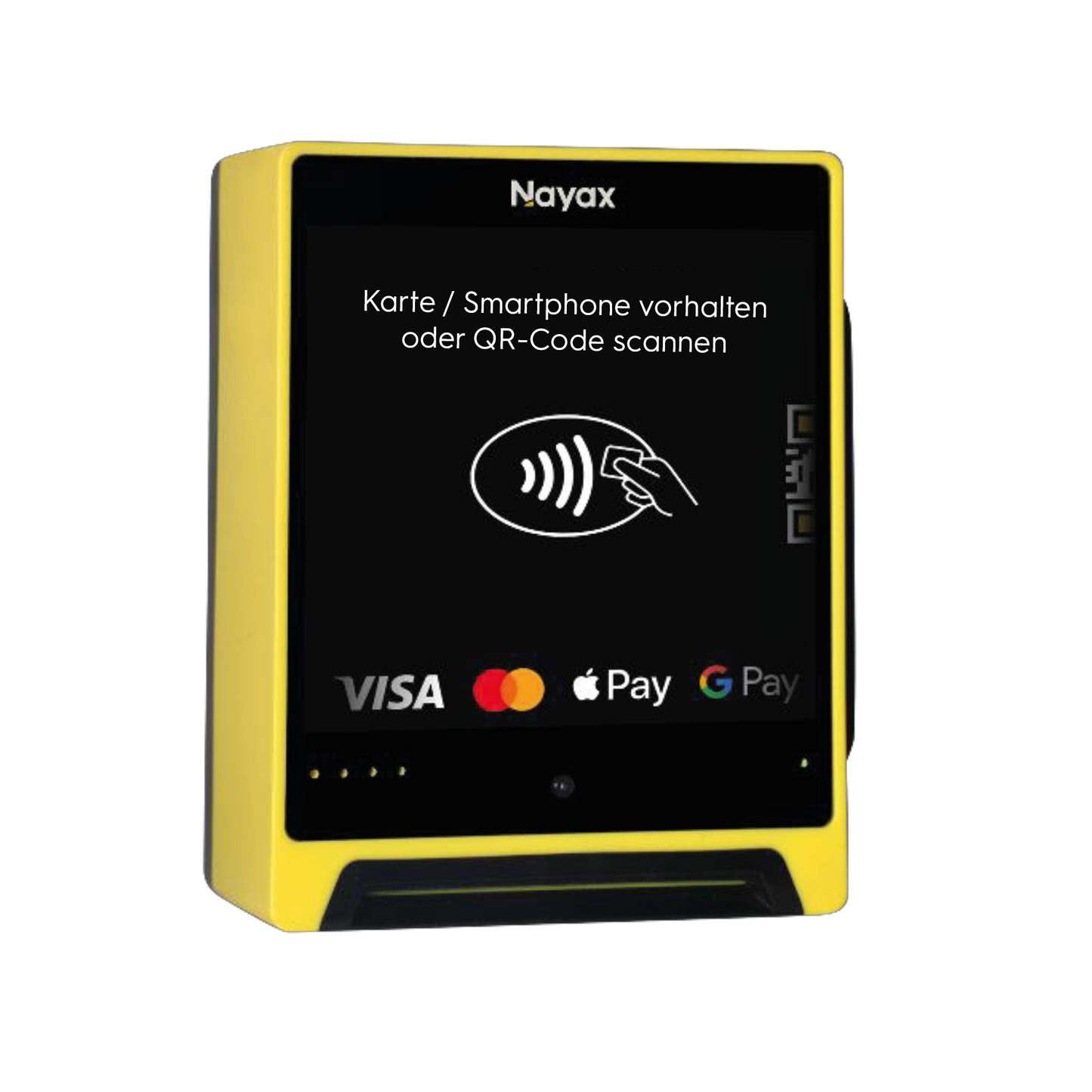 Nayax VPOS Media 4 - Universal-Anbaumodul für Kaffeemaschinen